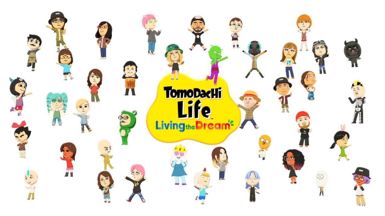 A group photo of all my Tomodachi Life residents